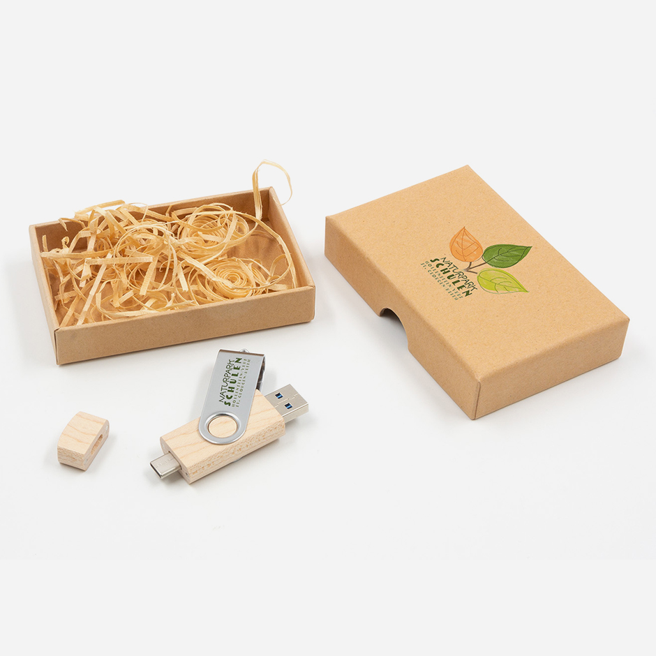 Dual Wooden Twister & Eco Box