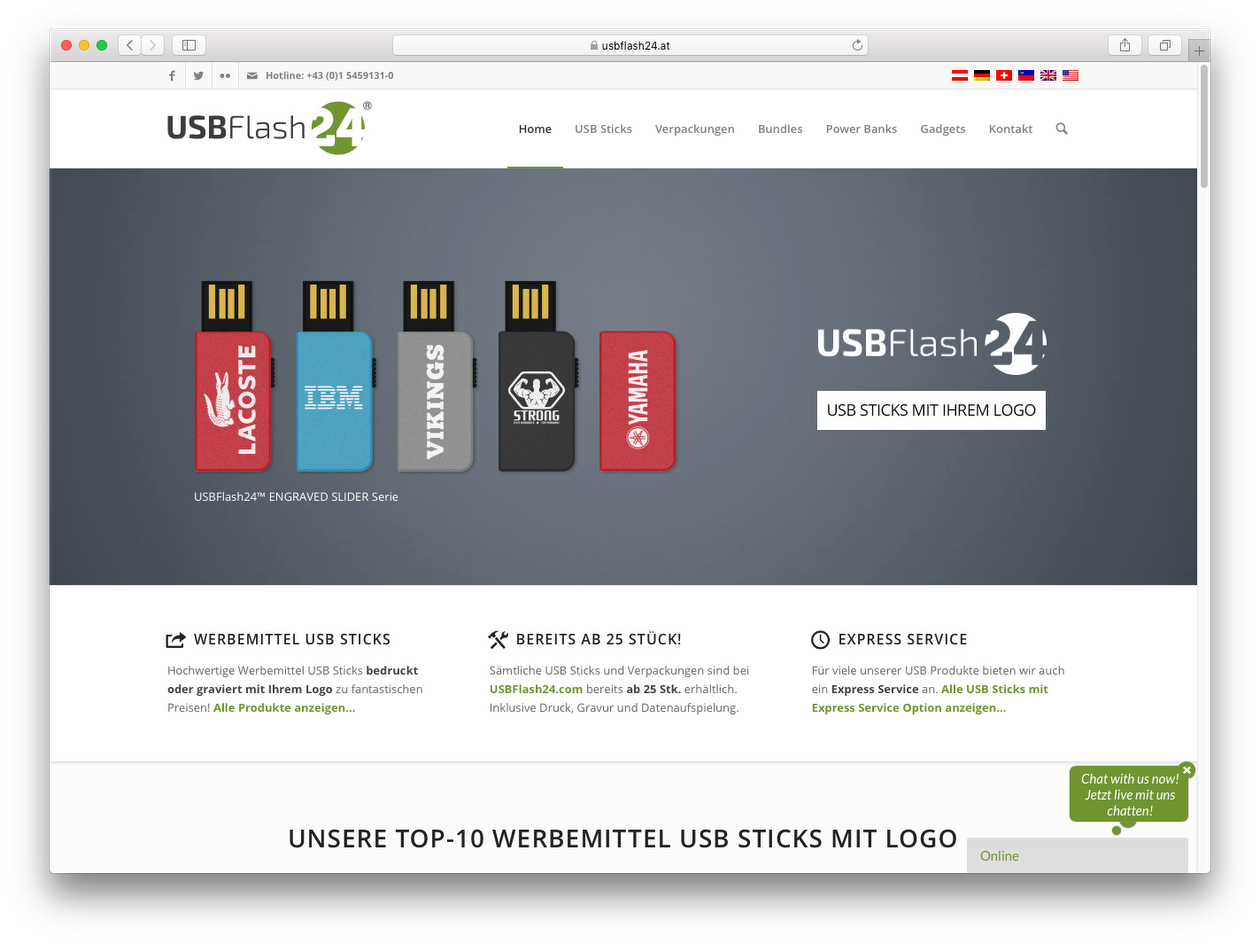 USBFlash24 Website