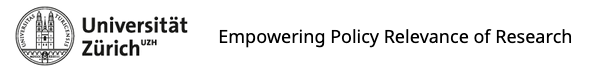 Universität Zürich Empowering Policy Relevance of Research